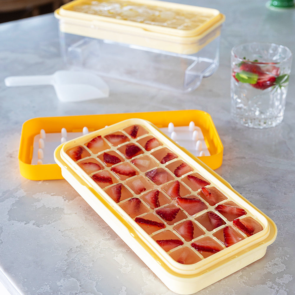 Dropship Ice Cube Tray; Ice Cube Moulds With Lid; Premium Ice Cube