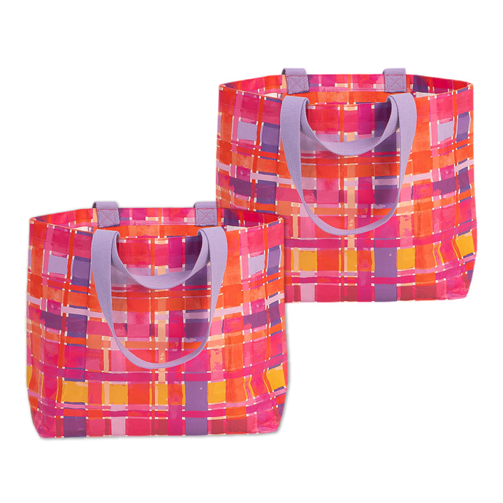 Shopper Tote Bag - Rose Gingham by Lordy Dordie