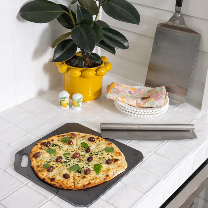 Pizza Stone and Baking Steel 