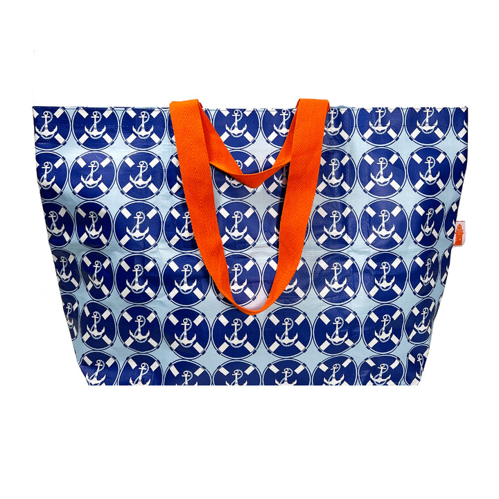 Shopper Tote Bag - Coastal Anchor 